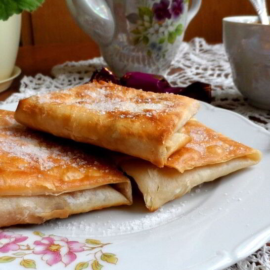 Рецепт творожный десерт из лаваша