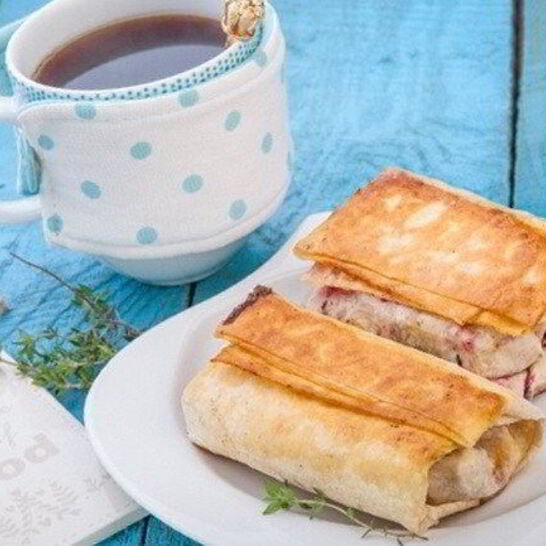 Рецепт вишня с сыром моцарелла в лаваше