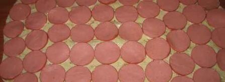 закуска из колбасы в лаваше. Шаг 8