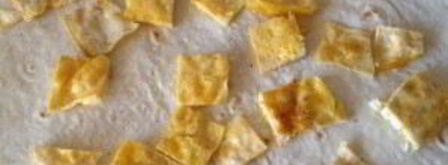 жареные конвертики из лаваша. Шаг 3