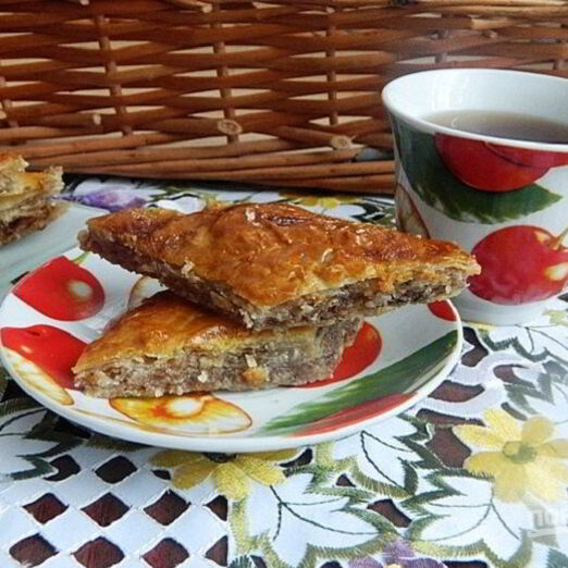 Ленивая пахлава из лаваша