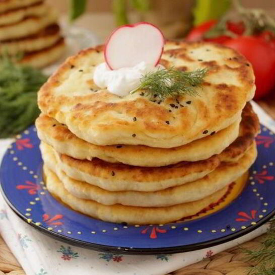 Рецепт бхатури индийские лепешки