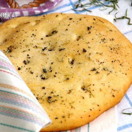 Рецепт фокачча на белом вине