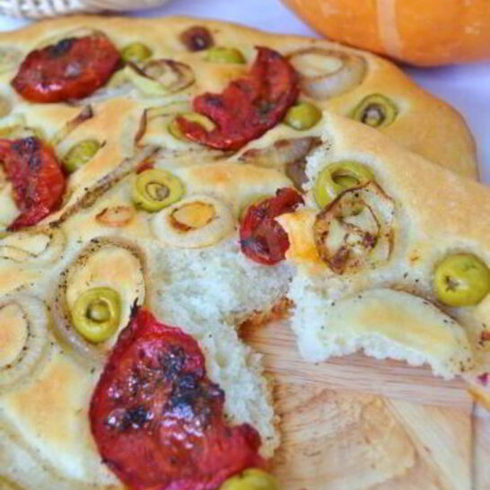 Рецепт фокачча с вялеными помидорами