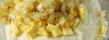 фокачча с жареным луком и сыром. Шаг 8