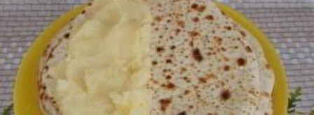 лепешка с картофельным пюре. Шаг 7