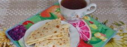 лепешка с картофельным пюре. Шаг 8