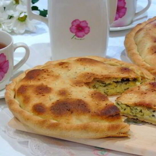 Рецепт лепешка с сыром и зеленью