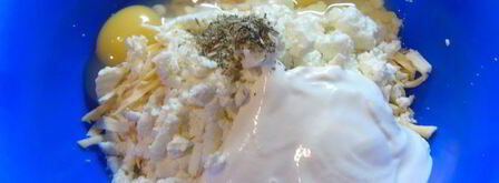 лепешка с сыром и зеленью. Шаг 5