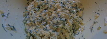 лепешка с сыром и зеленью. Шаг 6