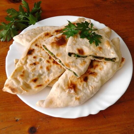 Рецепт лепешки армянские с зеленью