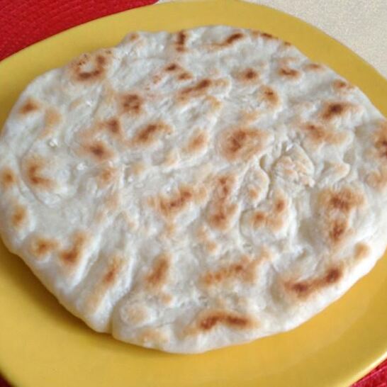 Рецепт лепешки из хлебного теста