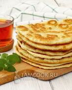 Лепешки на сметане на сковороде