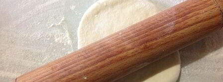 лепешки на сметанном тесте. Шаг 7