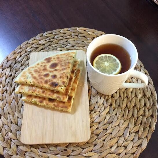 Рецепт лепешки с ароматной начинкой