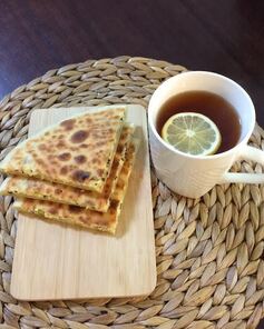 Лепешки с ароматной начинкой