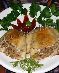 Лепешки с курицей