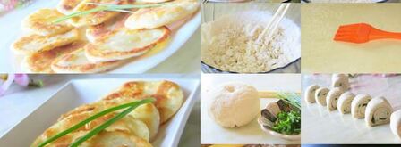 лепешки с луком. Шаг 3