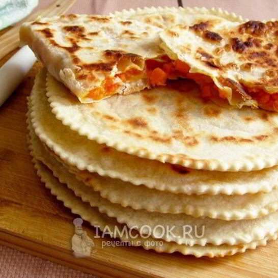 Рецепт лепешки с тыквой