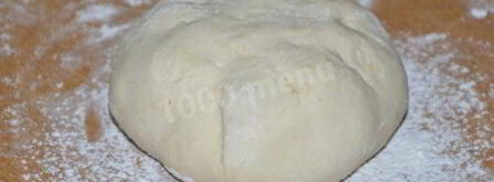 лепешки с зеленым луком и моцареллой. Шаг 7