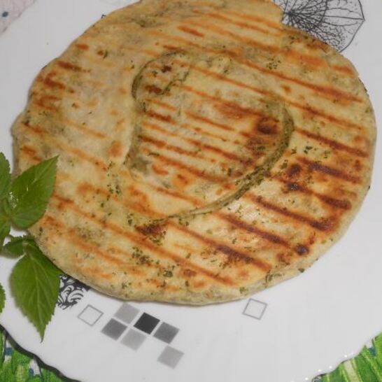 Рецепт лепешки с зеленью