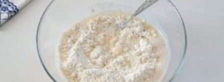 лепешки со шпинатом и грибами. Шаг 4