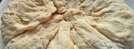 осенняя фокачча с виноградом и сыром. Шаг 6