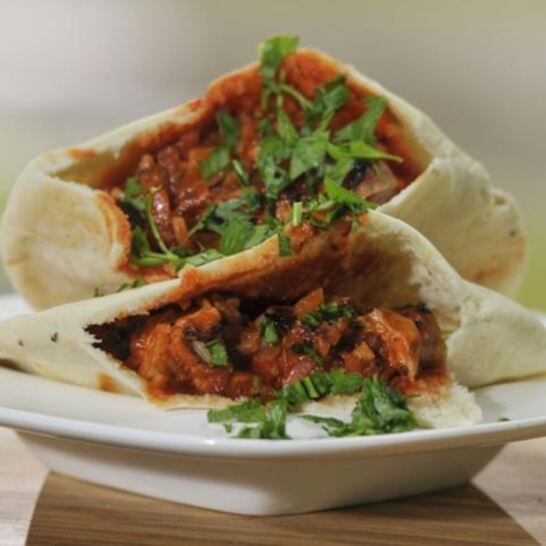 Рецепт пита с индейкой и салатом