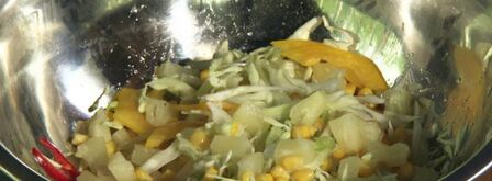 пита с индейкой и салатом. Шаг 5