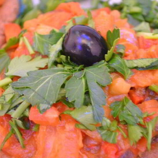 Рецепт ржаные лепешки с овощным рагу