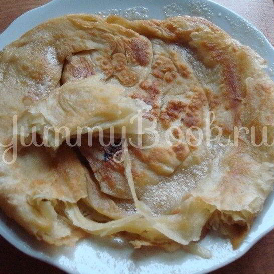 Рецепт слоеные лепешки