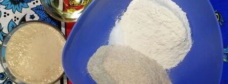 цельнозерновая лепешка с тунцом, креветками и перечным соусом. Шаг 8