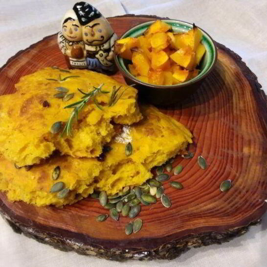 Рецепт тыквенная фокачча