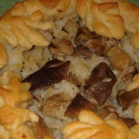 Рецепт внушительный расстегай лепешкой