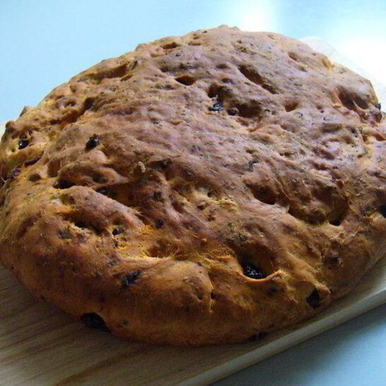 Рецепт воздушная фокачча с томатами и оливками