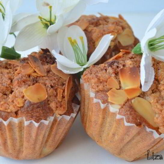 Рецепт абрикосовые маффины с миндальным штрейзелем