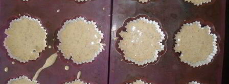 абрикосовые маффины с миндальным штрейзелем. Шаг 7