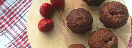 бананово-клубничные маффины. Шаг 6