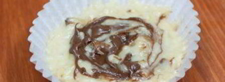 банановые маффины с нутеллой. Шаг 5