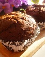 Брауни-маффины с орехами