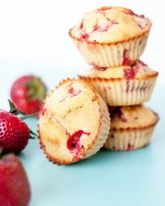 Клубничные маффины