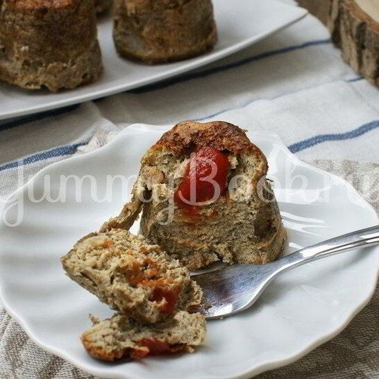 Рецепт курино-грибные маффины