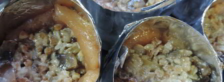 куриные маффины с гречкой и грибами. Шаг 7