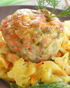 Маффины из индейки с укропом