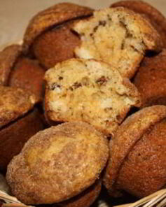 Маффины на кислом молоке с яблоками