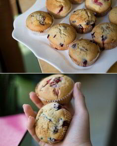 Маффины с голубикой