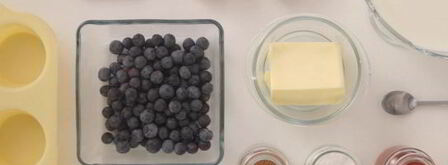 маффины с голубикой. Шаг 2