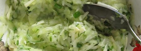 маффины с кабачком и сыром. Шаг 4