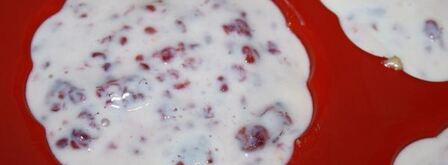 маффины с малиновым кремом и шоколадом. Шаг 8