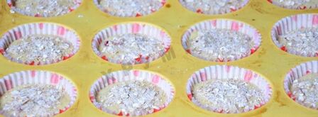 маффины с овсяными хлопьями и смородиной. Шаг 7